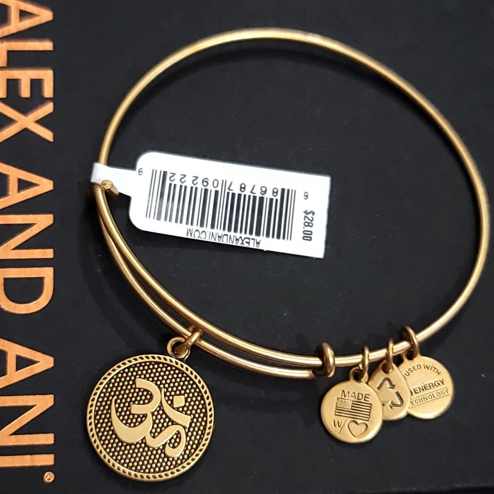 Alex and Ani OM II Charm Bracelet